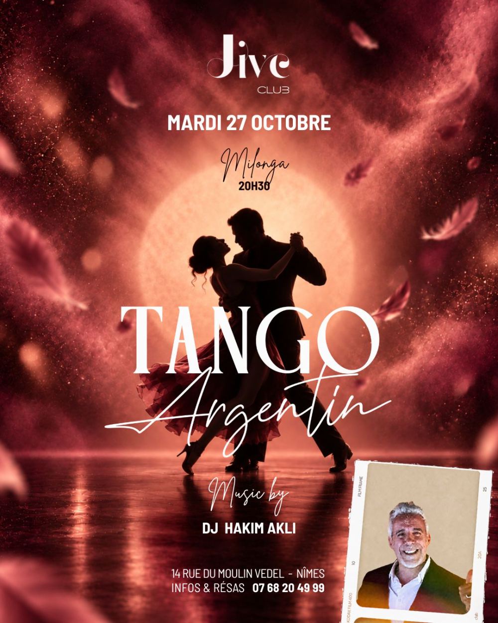 Milonga du mardi 27 octobre, DJ Hakim Akli